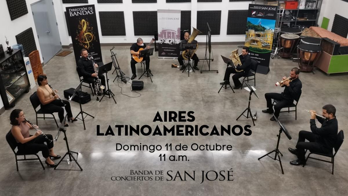 Presentación virtual “Aires Latinoamericanos” Banda de Conciertos de